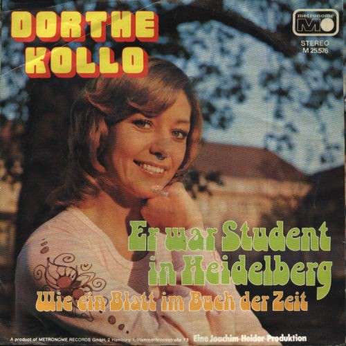 Cover Dorthe Kollo - Er War Student In Heidelberg (7, Single) Schallplatten Ankauf