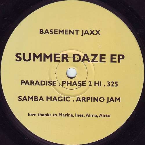 Cover Basement Jaxx - Summer Daze EP (12, EP) Schallplatten Ankauf
