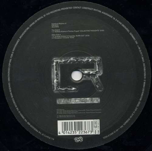 Cover Various - Construct Rhythm #1 (2x12) Schallplatten Ankauf