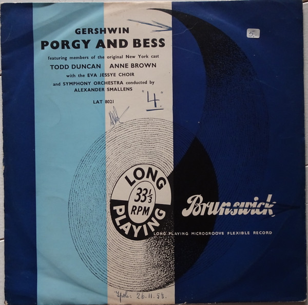 Cover Gershwin* - Porgy And Bess (LP, Album, Mono) Schallplatten Ankauf