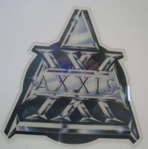 Cover Axxis (2) - Living In A World (7, Shape, Ltd, Pic) Schallplatten Ankauf