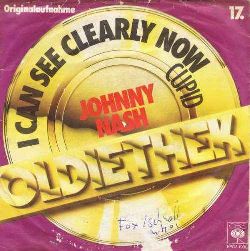 Cover Johnny Nash - I Can See Clearly Now / Cupid (7, Single) Schallplatten Ankauf