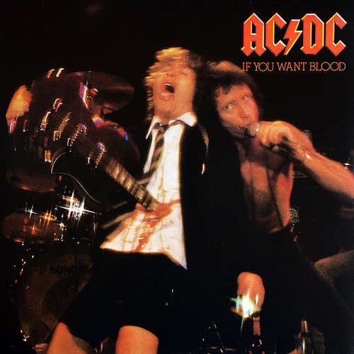 Cover AC/DC - If You Want Blood You've Got It (LP, Album, RE, RM, 180) Schallplatten Ankauf