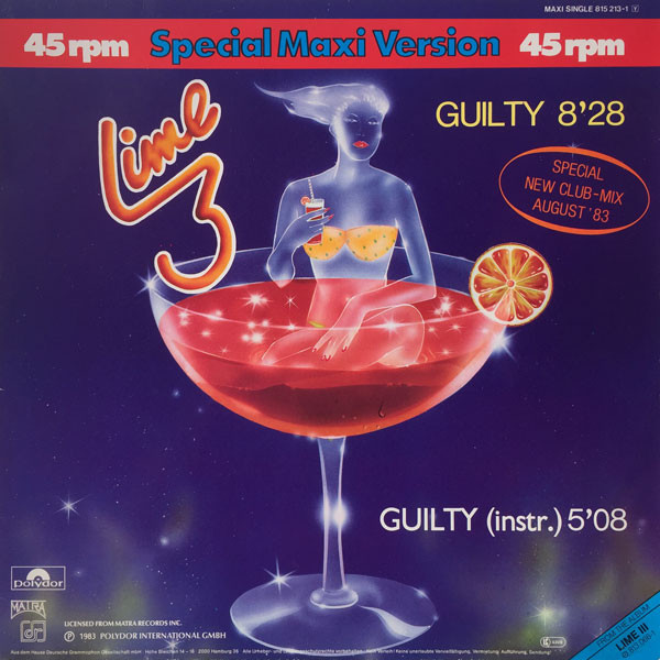 Cover Lime (2) - Guilty (Special New Club-Mix) (12, Maxi) Schallplatten Ankauf