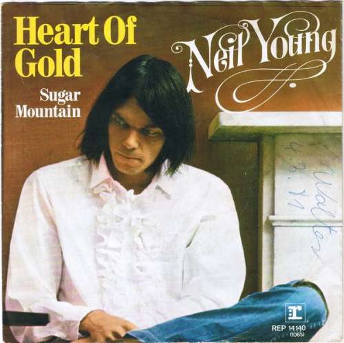 Cover Neil Young - Heart Of Gold (7, Single, RE) Schallplatten Ankauf