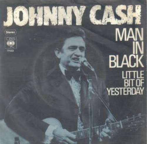 Cover Johnny Cash - Man In Black (7, Single) Schallplatten Ankauf