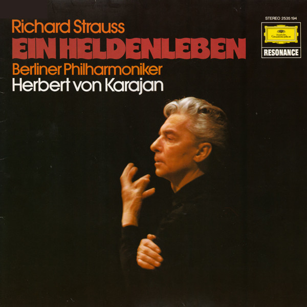 Cover Richard Strauss - Berliner Philharmoniker, Herbert von Karajan - Ein Heldenleben (LP, RE) Schallplatten Ankauf