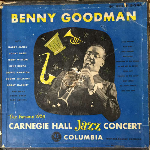 Cover Benny Goodman - The Famous 1938 Carnegie Hall Jazz Concert Volume II (6x7, Album + Box) Schallplatten Ankauf
