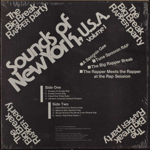 Cover Various - Sounds Of New York, U.S.A. Volume 1 - The Big Break Rapper Party (LP, Comp) Schallplatten Ankauf