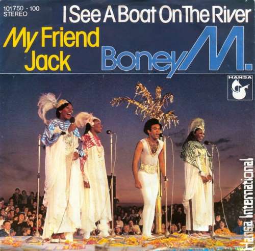 Cover Boney M. - I See A Boat On The River / My Friend Jack (7, Single, Fir) Schallplatten Ankauf