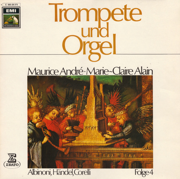Cover Albinoni*, Händel*, Corelli* - Maurice André · Marie-Claire Alain - Trompete Und Orgel - Folge 4 (LP, Album) Schallplatten Ankauf