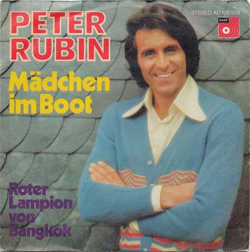 Cover Peter Rubin - Mädchen Im Boot / Roter Lampion Von Bangkok (7, Single) Schallplatten Ankauf