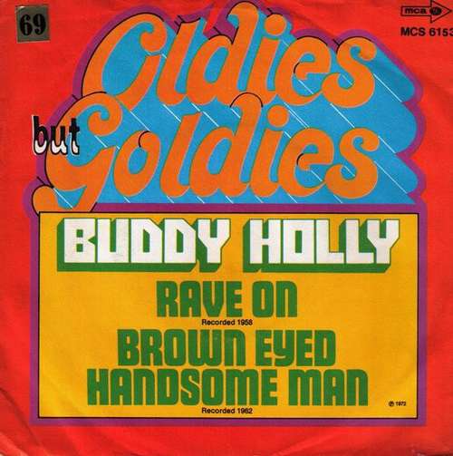 Cover Buddy Holly - Rave On / Brown-Eyed Handsome Man (7, Single) Schallplatten Ankauf