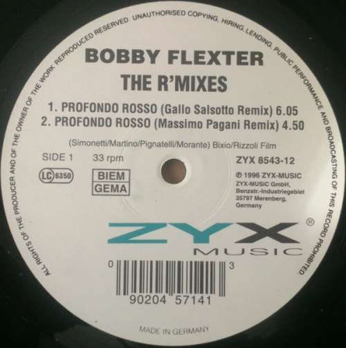 Cover Bobby Flexter - The Remixes (12) Schallplatten Ankauf
