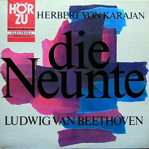 Cover Herbert Von Karajan - Ludwig van Beethoven - Die Neunte (LP) Schallplatten Ankauf