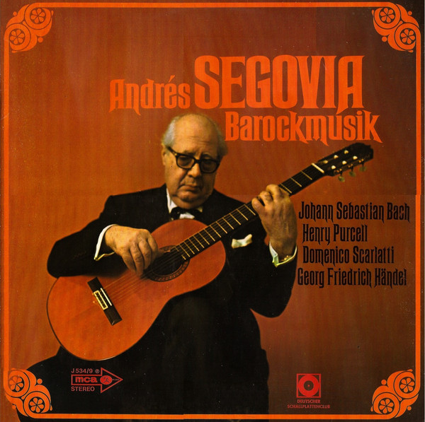 Cover Andrés Segovia - Barockmusik (LP) Schallplatten Ankauf