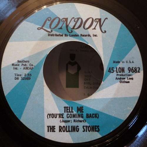 Cover The Rolling Stones - Tell Me (You're Coming Back) (7) Schallplatten Ankauf