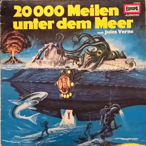 Cover Jules Verne (3) - 20 000 Meilen Unter Dem Meer (LP) Schallplatten Ankauf