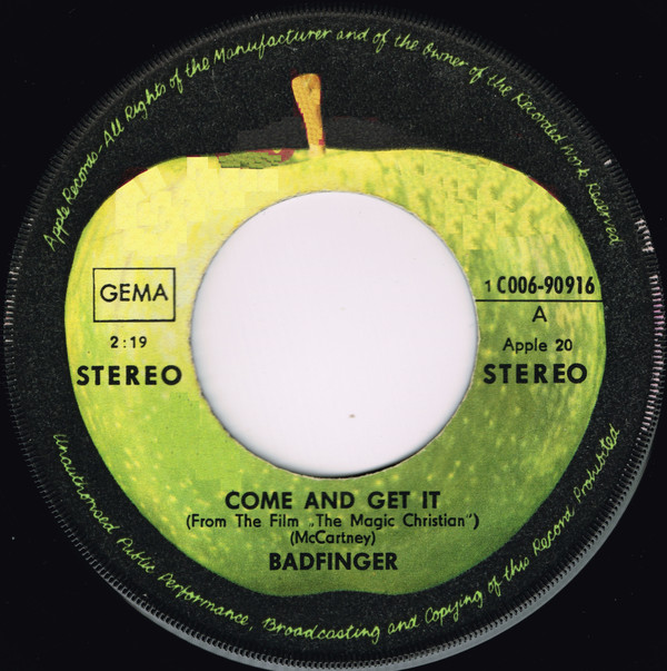 Bild Badfinger - Come And Get It (7, Single) Schallplatten Ankauf