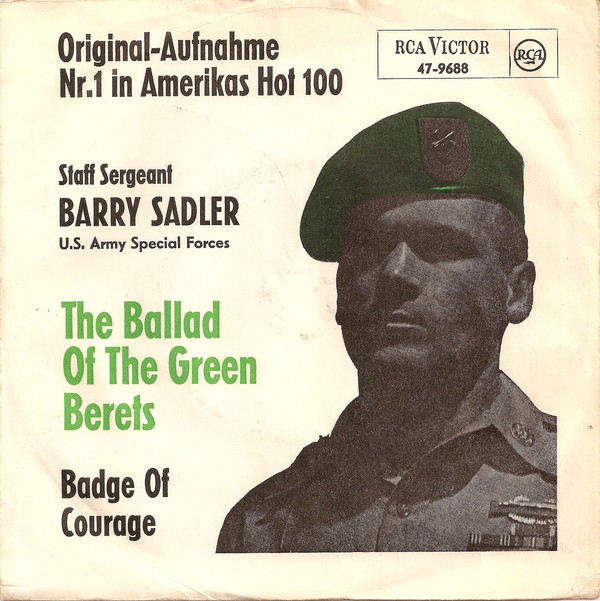 Cover Staff Sergeant Barry Sadler* - The Ballad Of The Green Berets (7, Single) Schallplatten Ankauf