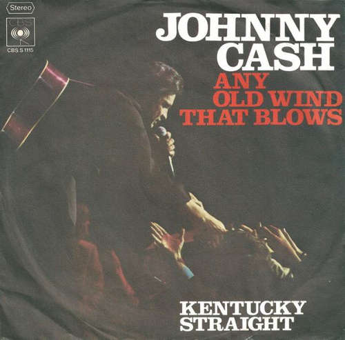 Cover Johnny Cash - Any Old Wind That Blows (7, Single) Schallplatten Ankauf