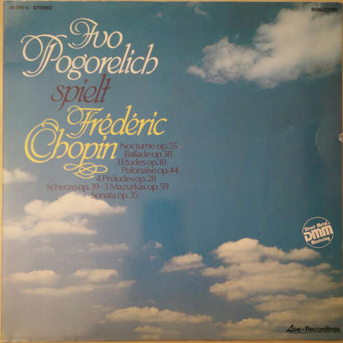 Cover Ivo Pogorelich - Ivo Pogorelich Spielt Frédéric Chopin (2xLP, Album, Club) Schallplatten Ankauf