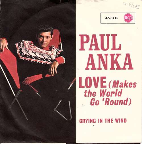 Cover Paul Anka - Love (Makes The World Go 'Round) (7, Single) Schallplatten Ankauf