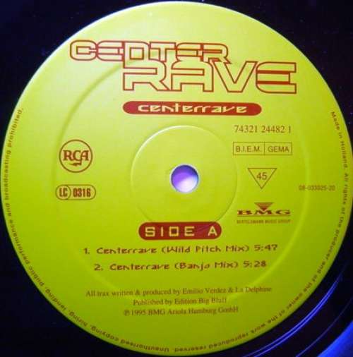 Cover Centerrave - Centerrave (12) Schallplatten Ankauf