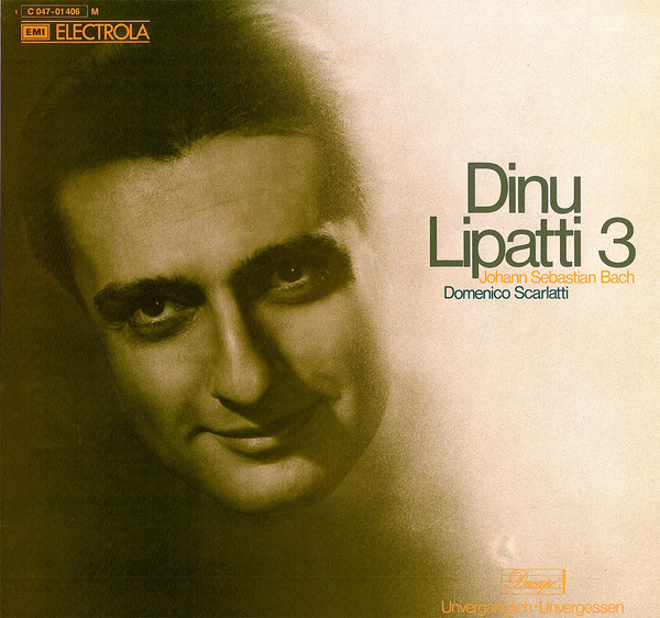 Cover Dinu Lipatti - Johann Sebastian Bach, Domenico Scarlatti - Dinu Lipatti 3 (LP, Mono) Schallplatten Ankauf