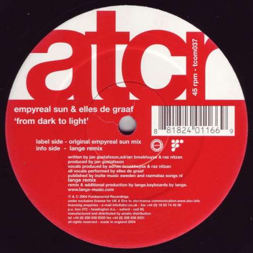 Cover Empyreal Sun & Elles de Graaf - From Dark To Light (12) Schallplatten Ankauf