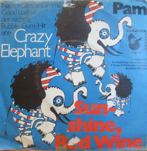 Bild Crazy Elephant - Sunshine, Red Wine (7, Single) Schallplatten Ankauf