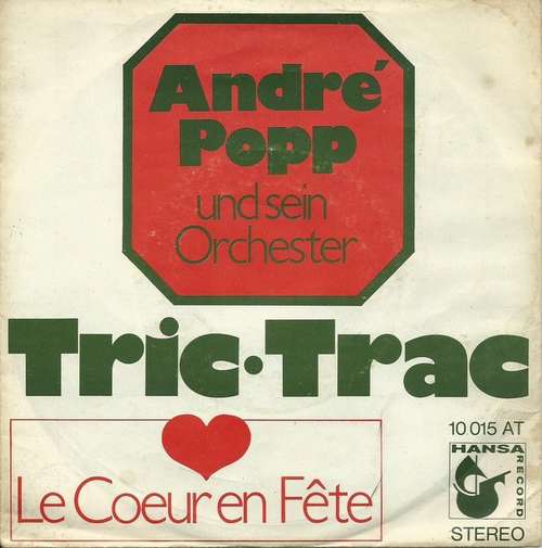 Cover André Popp Und Sein Orchester* - Tric-Trac (7, Single) Schallplatten Ankauf