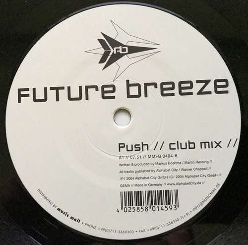 Cover Future Breeze - Push / Second Life (12) Schallplatten Ankauf