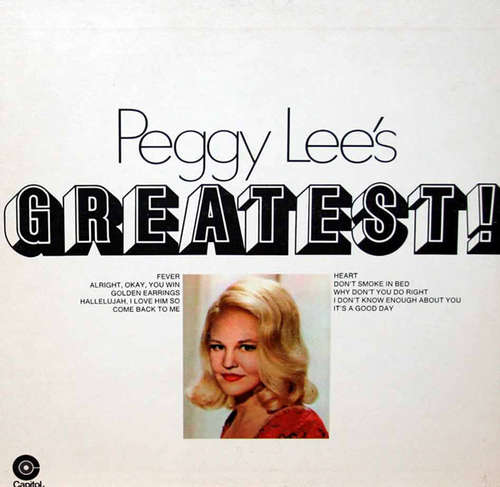 Cover Peggy Lee - Peggy Lee's Greatest! (LP, Comp, RE) Schallplatten Ankauf