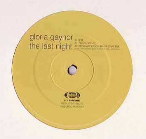 Cover Gloria Gaynor - The Last Night (12) Schallplatten Ankauf