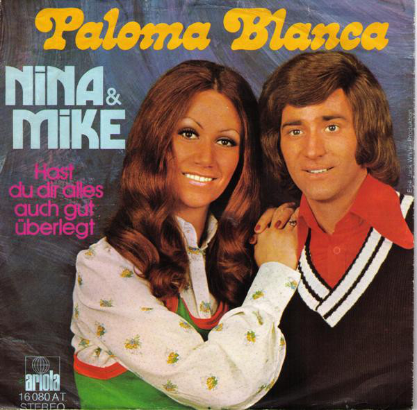 Cover Nina & Mike - Paloma Blanca (7, Single) Schallplatten Ankauf