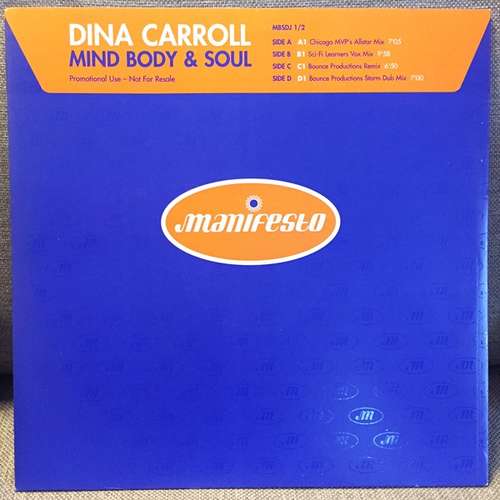 Cover Dina Carroll - Mind Body & Soul (2x12, Promo) Schallplatten Ankauf