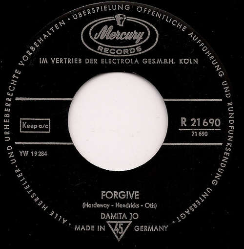 Bild Damita Jo - Forgive (7, Single) Schallplatten Ankauf