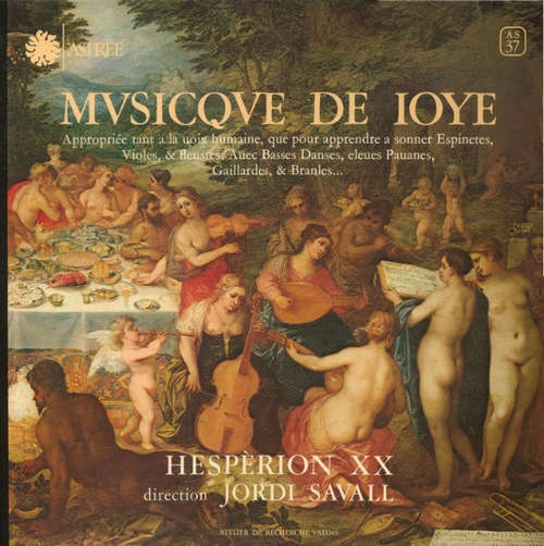 Cover Hespèrion XX , Direction Jordi Savall - Mvsicqve De Ioye (LP, Gat) Schallplatten Ankauf