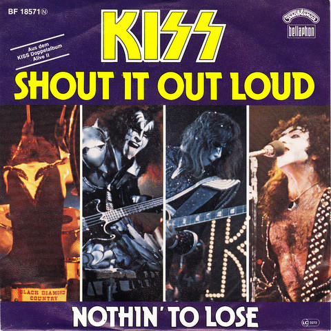 Cover Kiss - Shout It Out Loud / Nothin' To Lose (7, Single) Schallplatten Ankauf