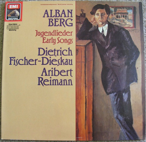 Cover Alban Berg - Dietrich Fischer-Dieskau, Aribert Reimann - Jugendlieder = Early Songs (LP, DMM) Schallplatten Ankauf