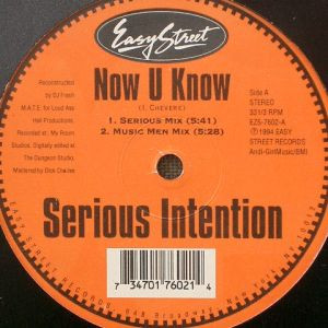 Cover Serious Intention - Now U Know (12) Schallplatten Ankauf