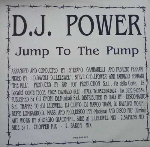 Cover Jump To The Pump Schallplatten Ankauf