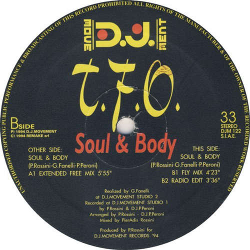 Cover T.F.O. - Soul & Body (12) Schallplatten Ankauf
