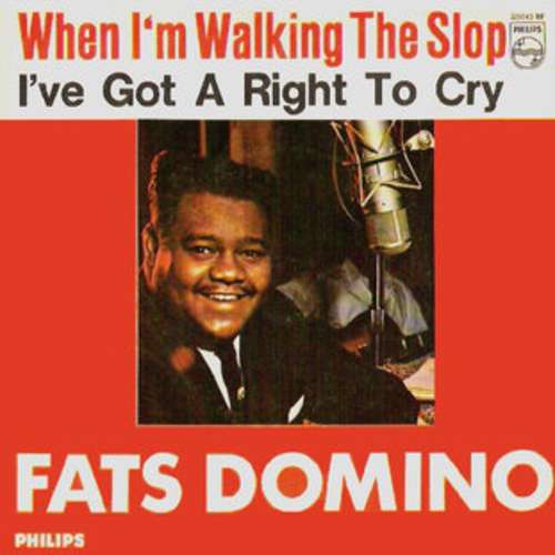 Cover Fats Domino - When I'm Walking The Slop (7, Single, Mono) Schallplatten Ankauf
