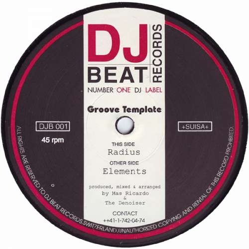 Cover Groove Template - Radius (12) Schallplatten Ankauf