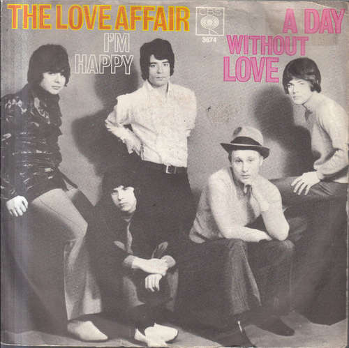 Cover The Love Affair - A Day Without Love (7, Single) Schallplatten Ankauf