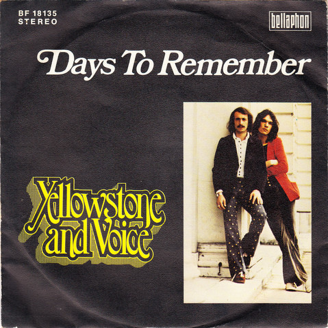 Cover Yellowstone And Voice* - Days To Remember / Grandmother Says (7, Single) Schallplatten Ankauf