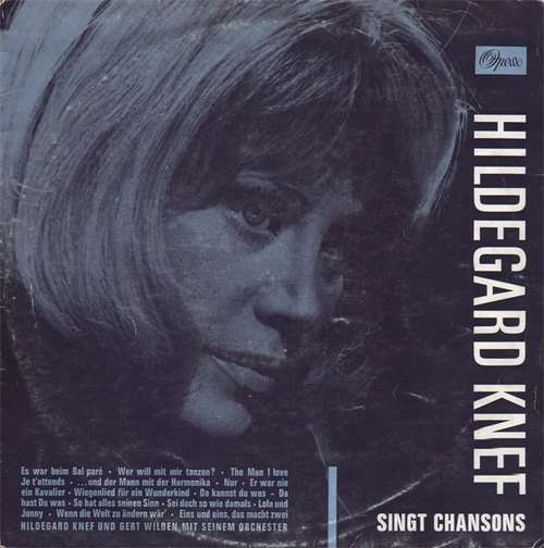 Cover Hildegard Knef Singt Chansons Schallplatten Ankauf