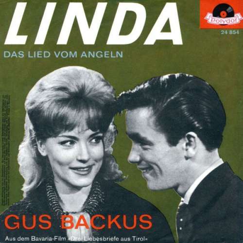 Cover Gus Backus - Linda / Das Lied Vom Angeln (7, Single, Mono) Schallplatten Ankauf